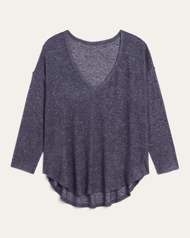 Front of plus size Brenda Long-Sleeve Top by East Adeline | Dia&Co | dia_product_style_image_id:173847